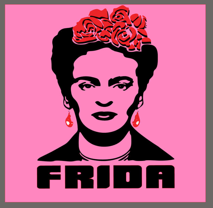 Short Sleeve T-Shirt (Music Icons - Frida)