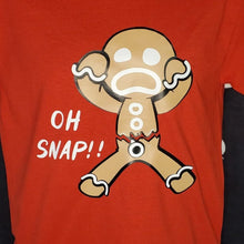 Load image into Gallery viewer, Short Sleeve T-Shirt - Seasonal (Christmas) Oh Snap!
